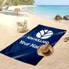 New Holland Custom Beach Towel, Print Your Name Text Lightweight Absorbent Towel for Swimming Travel