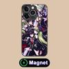 Чехол для телефона Аниме Лелуш для iPhone 17 16 15 14 13 12 11 Air Pro Max Plus Mini Стеклянный Чехол MagSafe