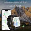 2025 Новые военные двухдиапазонные GNSS GPS Смарт-часы Компас 10 АТМ Водонепроницаемые Звонки по Bluetooth Пульсометр Спортивные Смарт-часы Для Xiaomi