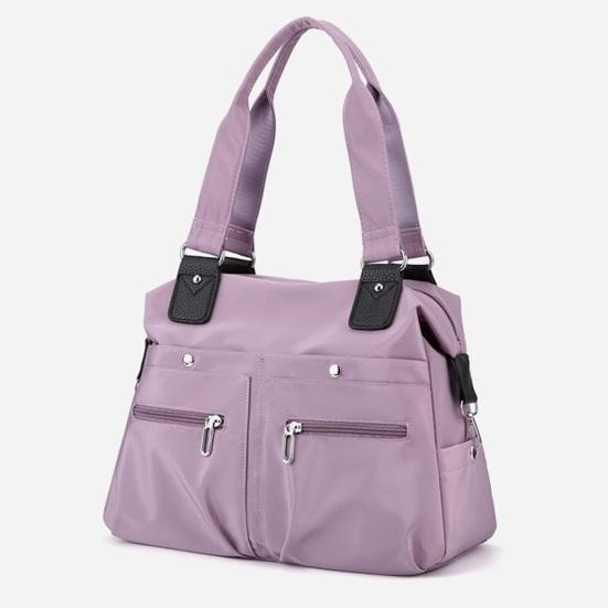 Женская сумка через плечо с несколькими карманами и отделением для ноутбука, устойчивая к брызгам, легкая сумка-тоут для работы и путешествий