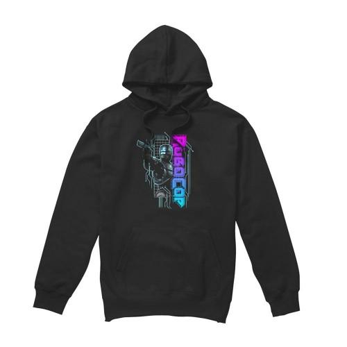Robocop Unisex Adult Robo Neon Hoodie