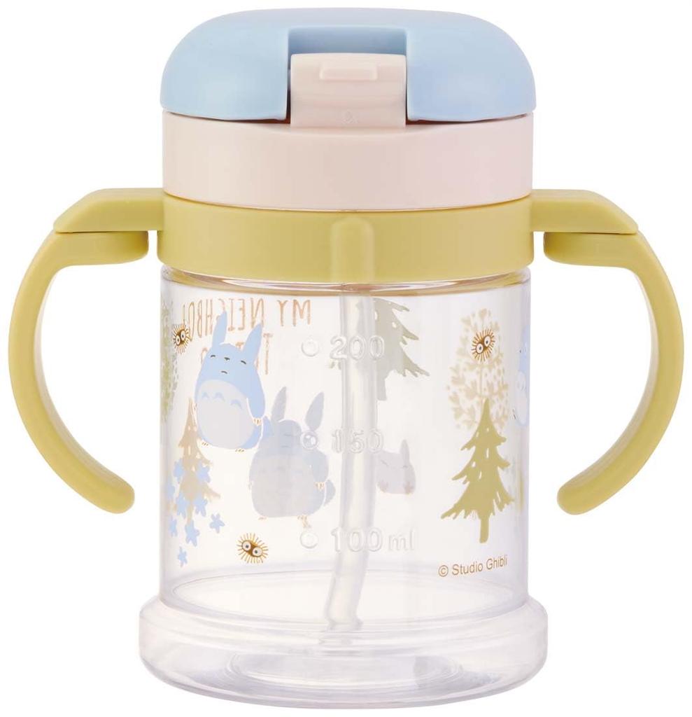 Кружка Skater Baby Mug My Neighbor Totoro Forest 260 мл с трубочкой Studio Ghibli KSHW1N-A