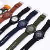 New Sport Male Round Dial Men Nylon Fabric Army Watch Military Canvas Strap Cool Watches Casual Wristwatch Relogios Quartz