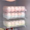 6/15 New Grid Eggs Refrigerator Eggs Storage Box Case Food Storage Container Accessories Kitchen Household Plastic Storage Tools