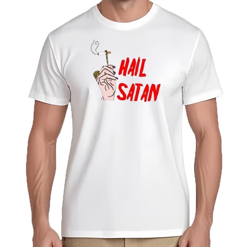 Hail Satan Zelda Tshirt Summer Top Cute Tops Slim Fit T Shirts For Men