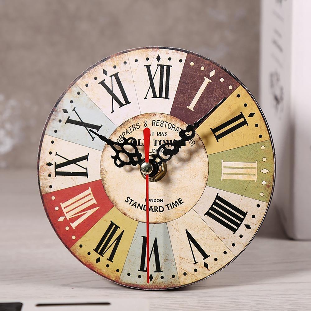 12 Inch Round Wall Clock Quartz Movement Home Office Clock Antique Decorative Wall Clock Bedroom
