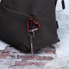 Hanging Outdoor Camping Tool Aluminum Carabiner Heart-shaped Buckles Keyring Hook Keychain Clip