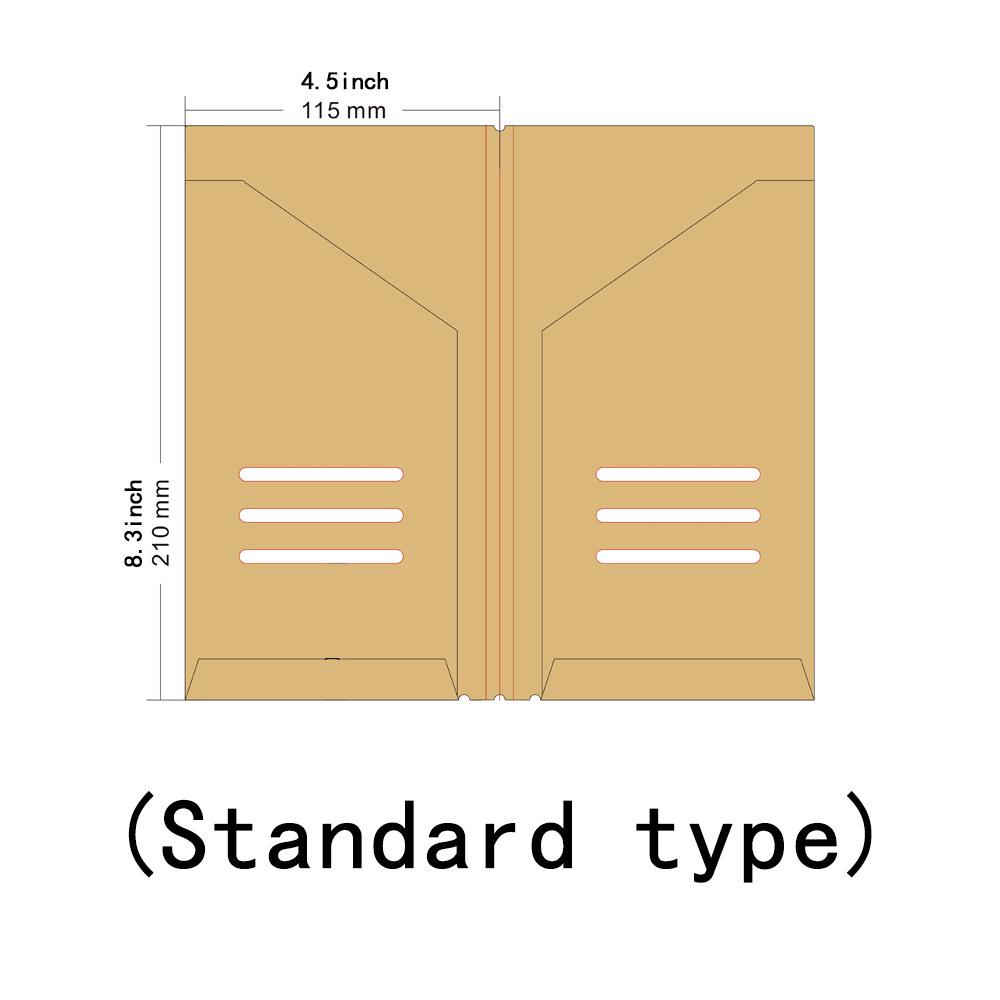 A5/Standard/Pocket/Passport Notebook with Bank Card Storage and Refillable Core, Receipt Folder, and TN Accessories.