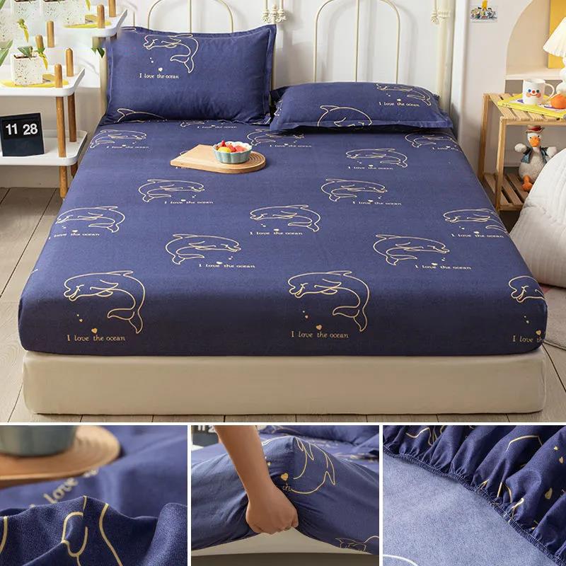 Цельное покрывало Four Seasons, нескользящее фиксированное покрывало для кровати, пылезащитный чехол для матраса Simmons