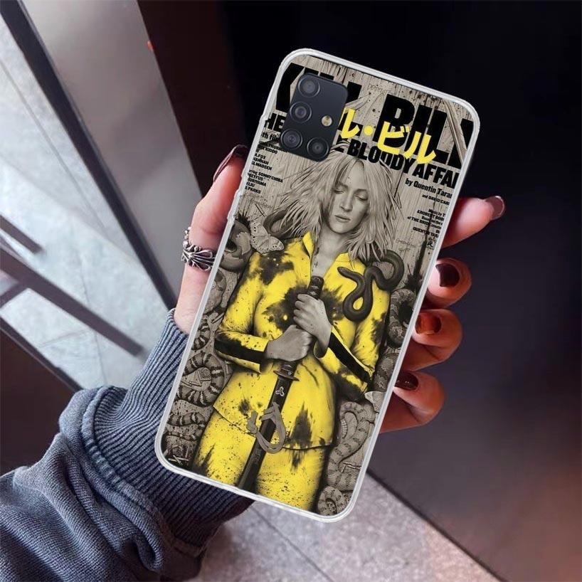 Kill Bill Phone Case For Samsung Galaxy A52 A51 A50S A32 A22 A12 A02S A72 A71 A31 A70 A30S Note 20 Ultra 10 Plus S10 Galaxy A52