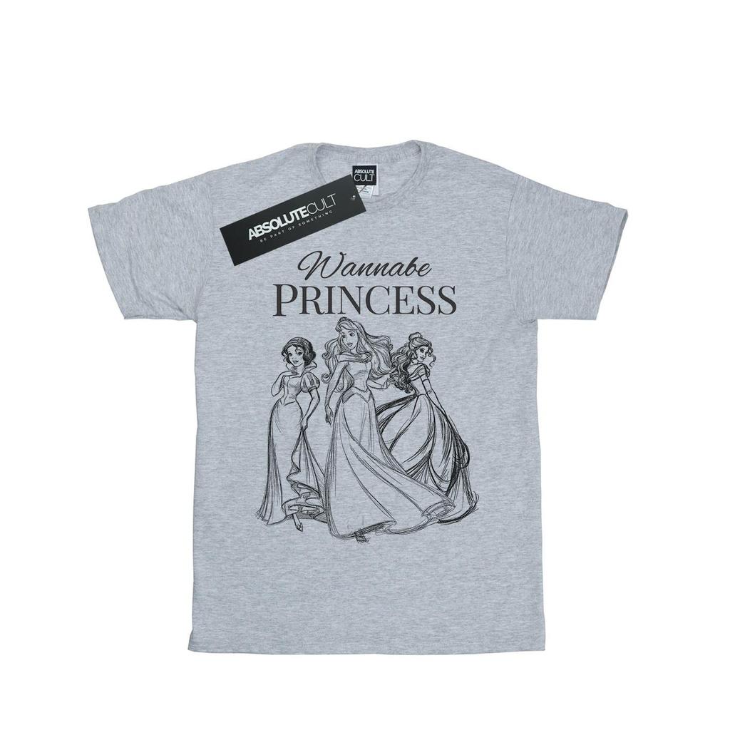 Disney Princess Womens/Ladies Wannabe Princess Cotton Boyfriend T-Shirt