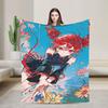 Kasane Teto Character Blanket Quality Warm Soft  Bedding Throws Winter Boy Girl Outdoor Comfortable Bedspread