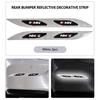 Car Reflective Sticker Bumper Trunk Safety Warning Reflector Stickers Strip For Toyota Crown GR Corolla YARIS Auris C-HR Hilux
