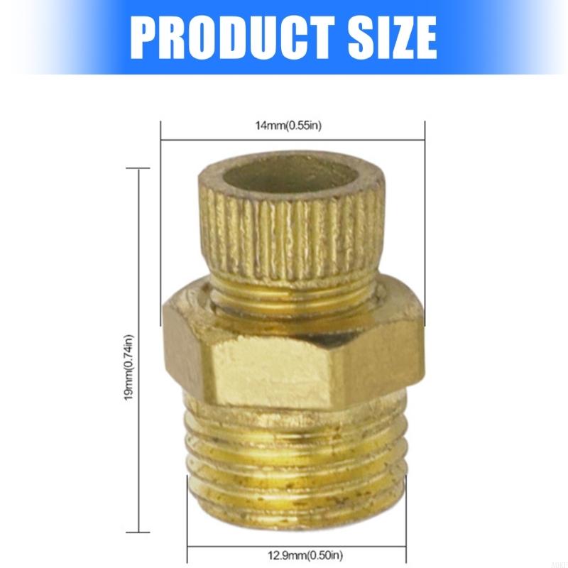 Sturdy Brass Drain Valves Convenient Accessory for Various Compressor Models A0KF