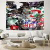 Гобелен с принтом NFL - Портативная ткань для настенного декора, для дома, общежития, путешествий, спальни, гостиной - Идеальный подарок на день рождения, новоселье