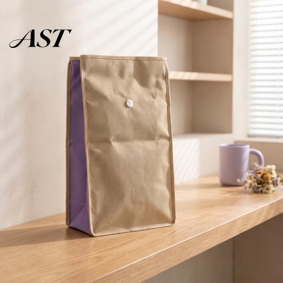 Eco Friendly Food Storage Reusable Self Sealing Potato Onion Bags, Light Blocking Bag with Side Non Woven Produce Container Zipper, Non-woven