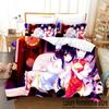 Комплект постельного белья для девочек Date A Live, японский популярный комплект пододеяльников с аниме, комплект постельного белья, односпальная кровать, размер Queen King, дропшиппинг