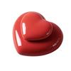 Heart-shaped Mini Urn, 8.5cm X 4.5cm, for Keeping At Home, Ashes, Japanese-style Urn, Cremation Container, Sleeve Urn (style1)