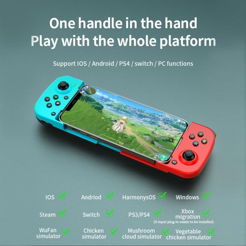 Беспроводной мобильный игровой контроллер Bluetooth, геймпад для iPhone, Android, планшета, выдвижной геймпад, игровые аксессуары, FLASH