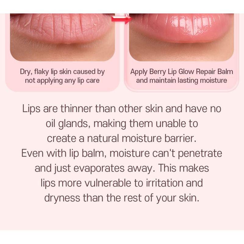 CARE:NEL - Восстанавливающий бальзам для губ Berry Lip Glow