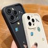 Милый принт астронавта ТПУ мягкий матовый чехол для телефона iPhone 16 Pro Max 15 14 Pro 13 12 11 XS XR 8 7 однотонный ударопрочный защитный объектив задняя крышка