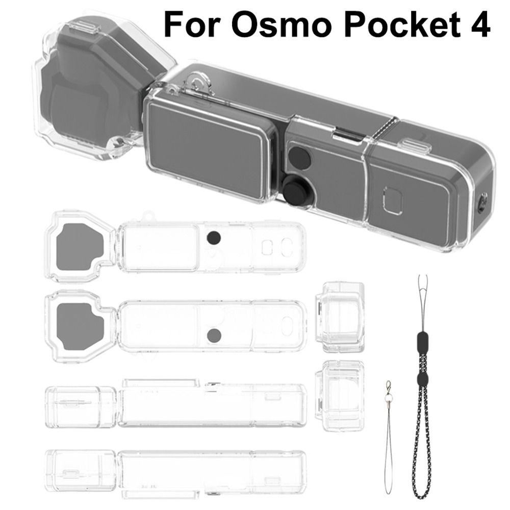 Full Coverage Protective Case Clear Storage Case for DJI Osmo Pocket 4
