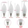 Светодиодная лампа-свеча E14 Светодиодная лампа E27 Люстра Лампа-свеча 3 Вт Лампы Декоративный свет Теплый белый Энергосбережение