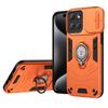 Гибридный бронированный чехол для телефона Motorola Moto G77 G67 G56 G86 G17 Power Edge 70 Fusion Plus 5G Кольцо-держатель Сдвижная крышка для камеры Магнитный