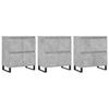 VidaXL Buffets 3 pcs gris béton bois d'ingénierie 3190209