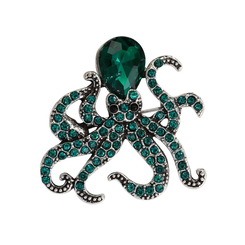 Ocean Series Octopus Animal Fashionable High-end Men's and Women's Accessories Brooch