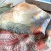 Elegant Thickened Mulberry Silk Twill Scarf/Shawl - Dual-Color Print for Women