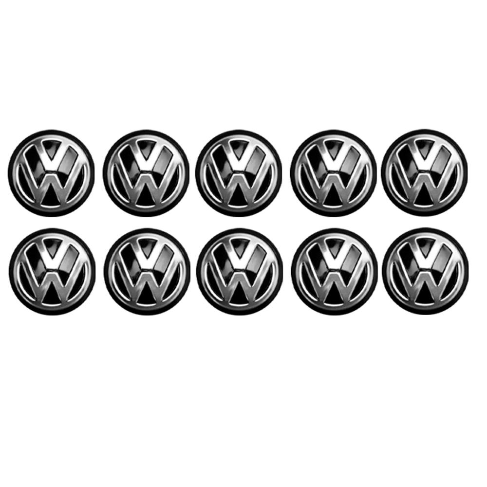 Для VW Volkswagen Jetta MK5 Golf 2/5/10 шт. 14 мм Автомобильный брелок-наклейка Эмблема Замена Для Volkswagen VW GTI Golf Passa