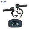 DKD Display ONE-LIN YXT Screen Speedometer KMH/MPH and T08 Combination Switch Throttle for Votol and Fardriver Controller