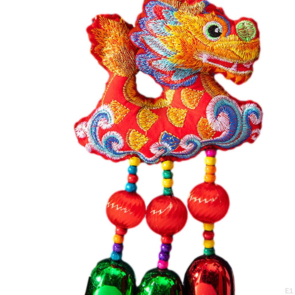 Blessing Wind Chime Pendant Dragon Year Decoration Spring Festival Decor for