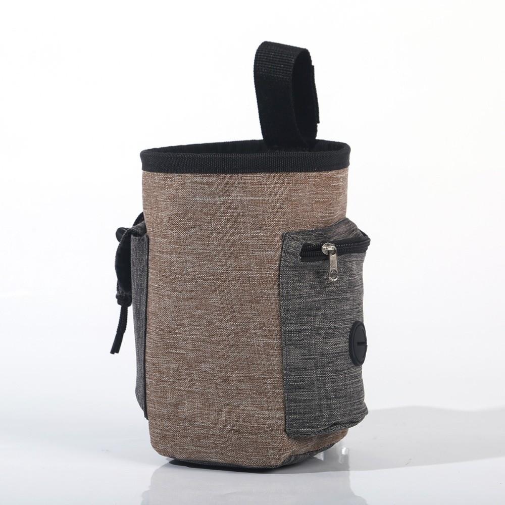 Hands-Free Pet Training Waist Bag Adjustable Strap Multi-Pocket Poo Bag Holder Waterproof Pet Snack Container for Dog Training