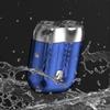 Dual Head Electric Razor for Men - Mini USB Shaver, Portable, Washable