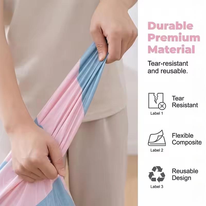 Vacuum Storage Bags Pumpless Airtight Space Saver Compression Packs for Bedding Clothes Home Organization Travel Luggage Packing