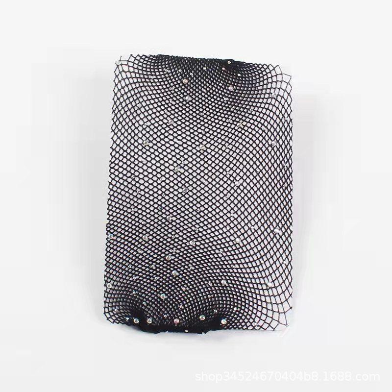 Hottie сексуальные горячие ажурные чулки со стразами, колготки с вырезами, открытые со всех сторон и полые ажурные чулки