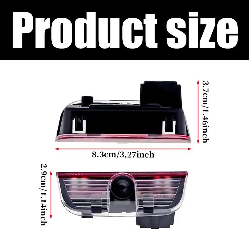 2 For VW Touareg GTI MK6 Golf 5 6 7 Passat B6 B7 B8 B9 Jetta MK7 R LED Car Door Projector Welcome Ghost Shadow Light Accessories Gj8