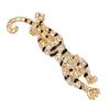 Decoration Animal Female Rhinestone Enamel Badges Tiger Brooches Korean Style Pin Fashion Jewelry