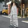 Cargo Pants Multi-pockets Tooling Pant Harajuku Men's Vintage Loose Wide Leg Pants Streetwear Casual Hip-hop Mopping Trousers
