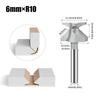Precisions R10 Curved Woodworking Cutter Chamfer Router Bit Steel Grooves Cutter For Furniture Manufacturing