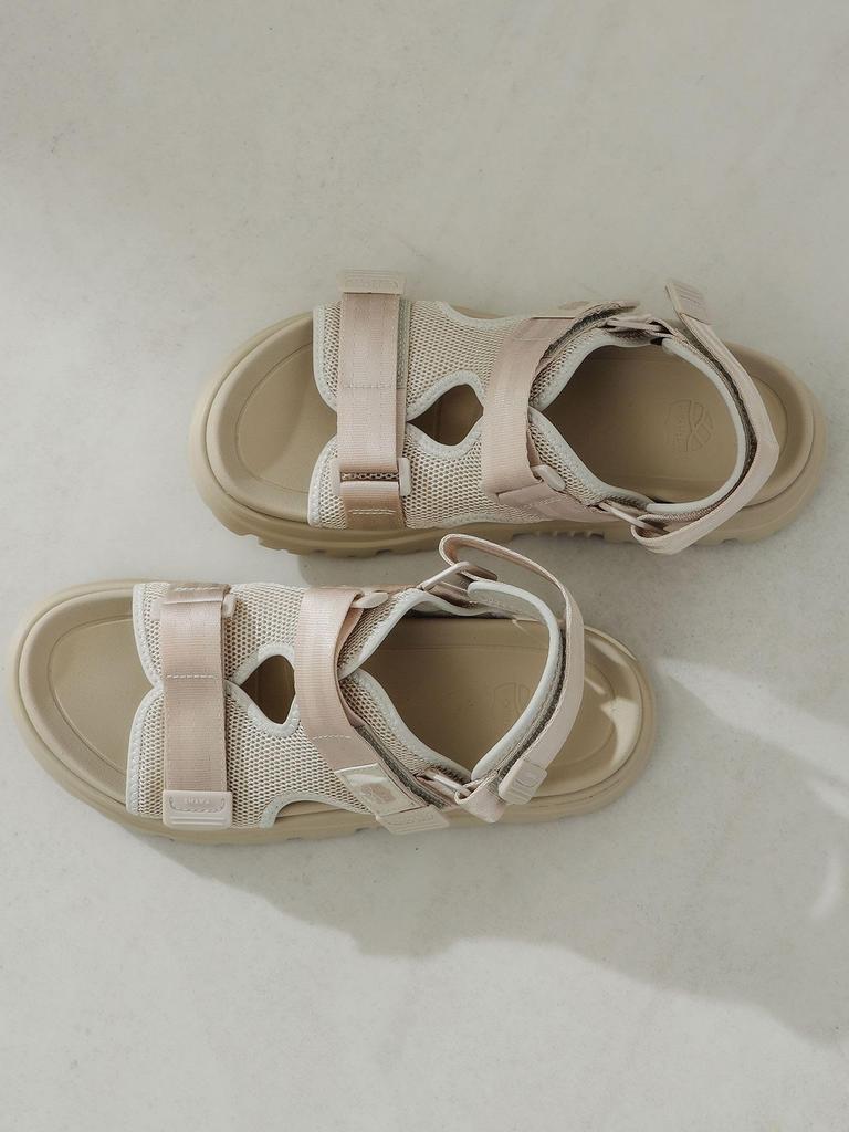 Life Store by Sandals SHAKA by BEAMS Специальный заказ CHILL OUT EX 6 [Beaming BEAMS] × BMING Женские ЛЕН/СЕРО-БЕЖЕВЫЙ