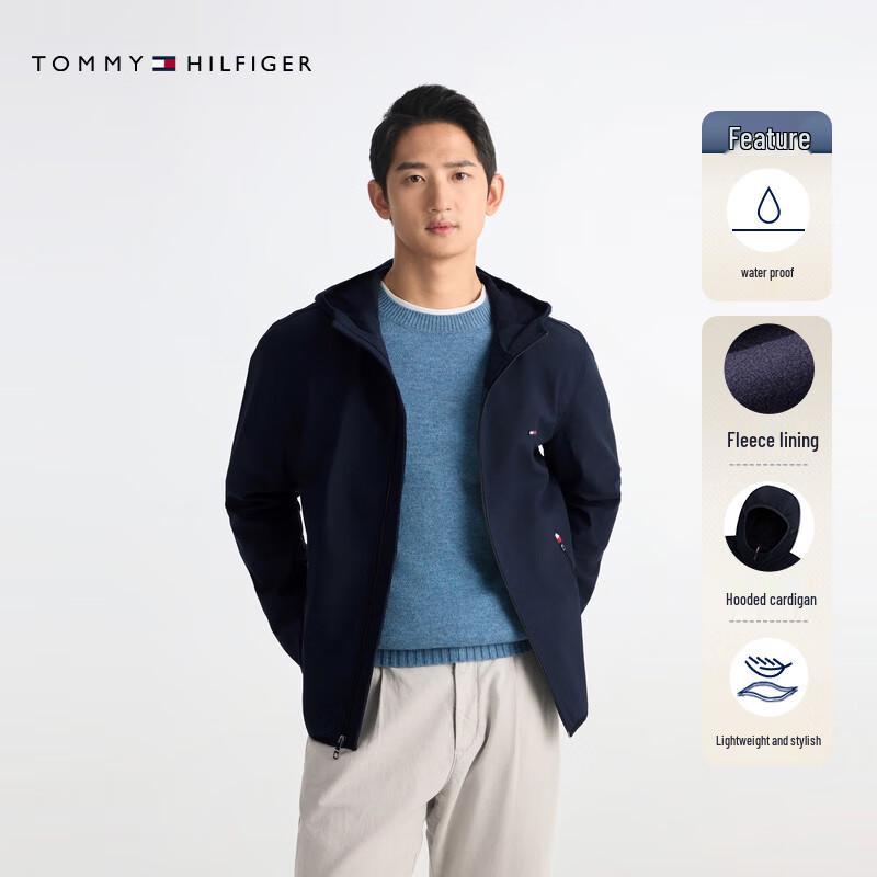 Tommy Hilfiger Men's Waterproof Hooded Soft Shell Jacket