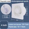 4/6/8 Inch Window Exhaust Fan Ventilator Extractor Fan  Bathroom Kitchen Toilet Air Vent