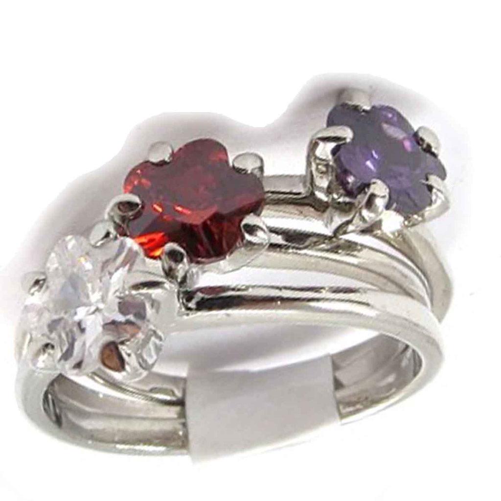 Кольцо во множественном числе "Флора" (3 кольца)