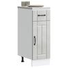 Kitchen Base Cabinet Lucca Concrete Grey Particleboard