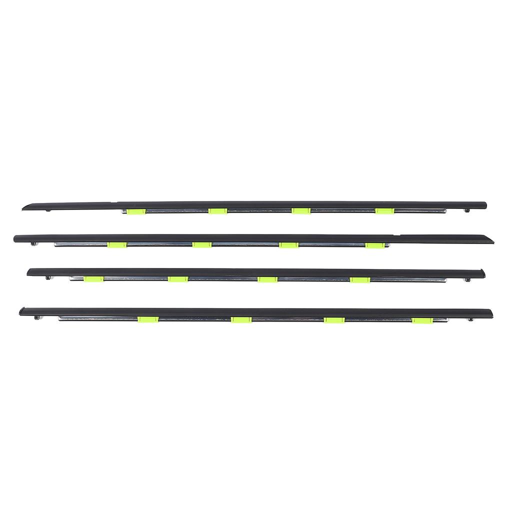 4 Pcs Car Door Window Weatherstrip Leakproof Windproof Reduce Noise 72410 S04 003 for Civic DX 4D 1996 To 2000