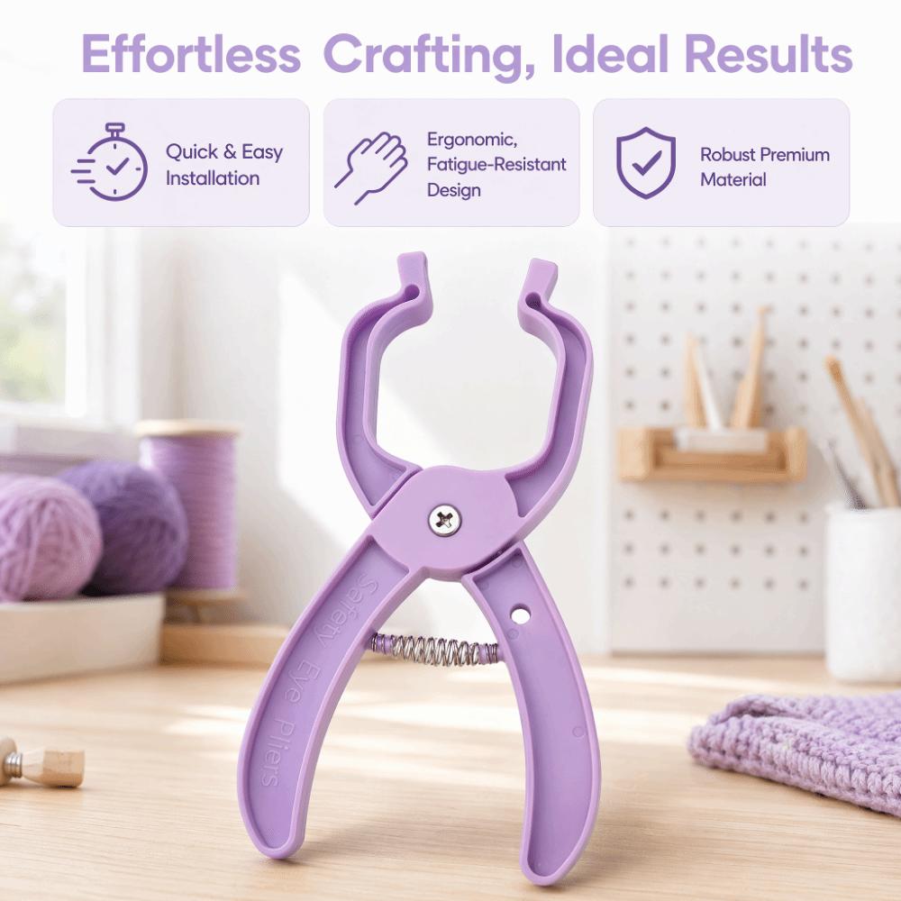 Multicolor Safety Eye Tool Plastic Material Stuffed Eye Making Tool  For Amigurumi