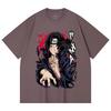 230 Gsm 100% Cotton Naruto V3 Itachi Print Unisex Heavy Cotton T Shirt